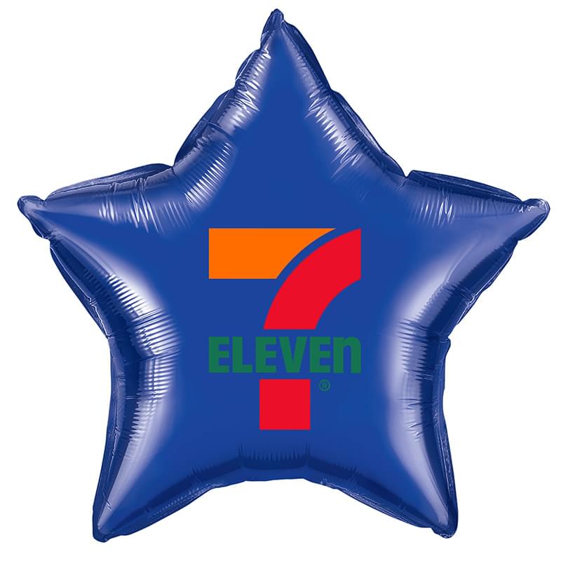 20" Star 3 Color Spot Print Microfoil Balloon