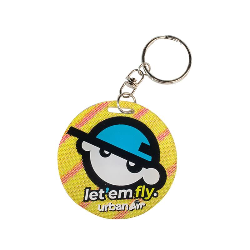 5D Round Keychain