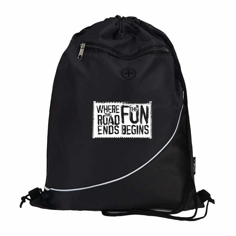 Eco-Friendly RPET Drawstring Bag With Mesh