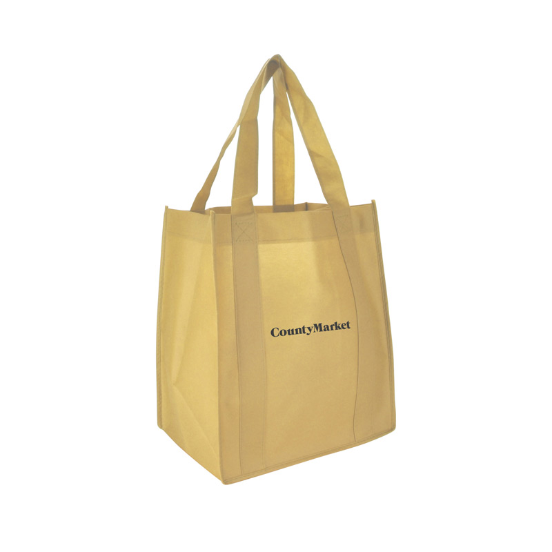 13"d x 15"w x 22"h - 22" Handle Shopping Tote