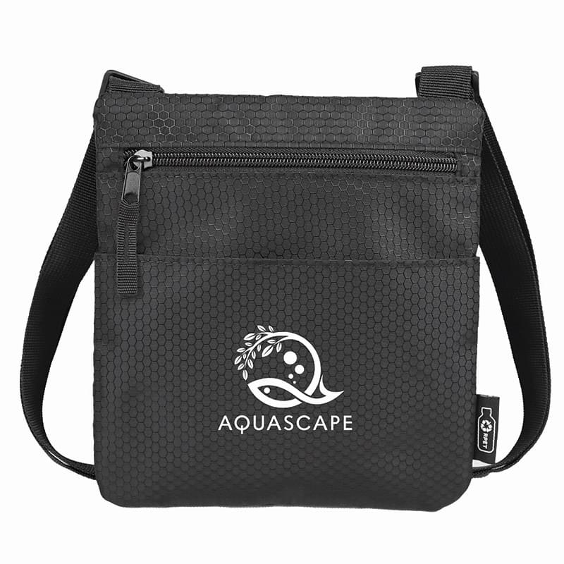 RPET Mini Messenger Bag / Crossbody With Adjustable Strap.