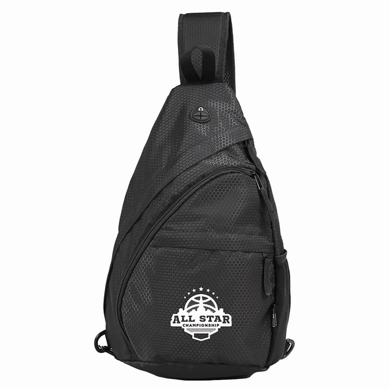 RPET Essentials Dual Crossbody Bag / Sling Bag With Adjustable Strap.