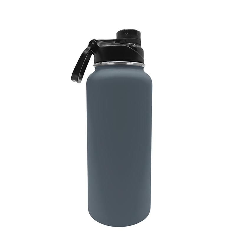 32.5 oz Rubberized Stainless Steel Water Bottle