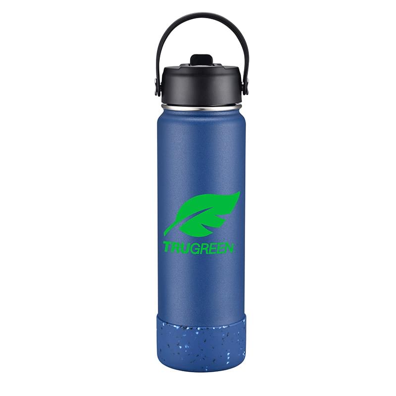 27 oz. Stainless Steel Water Bottle with Silicone Bottom Sleeve