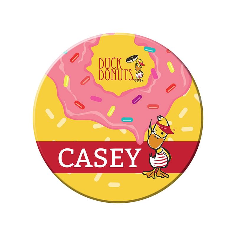 3" Round Name Badge