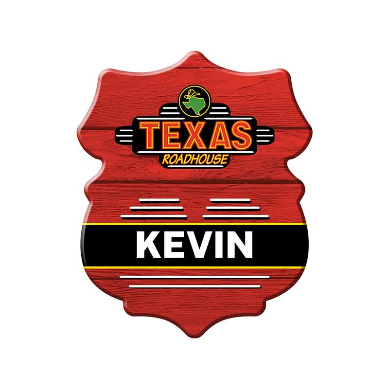 2.1" x 1.8" Shield Name Badge