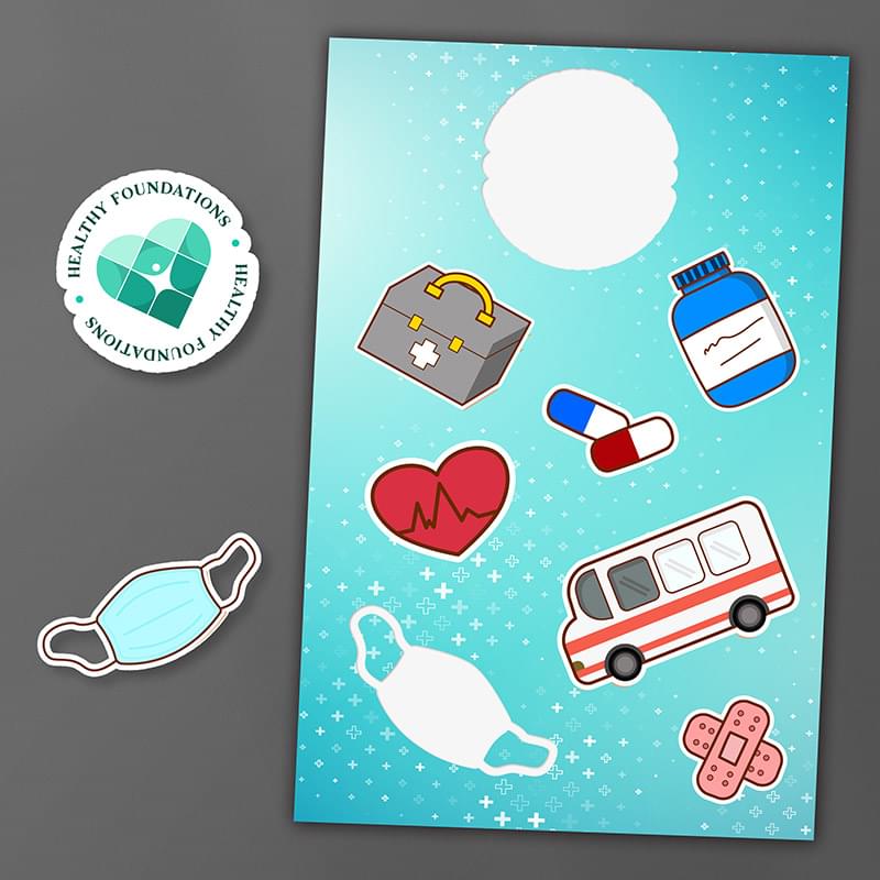 6" x 9" Vinyl Sticker Sheet 6mil