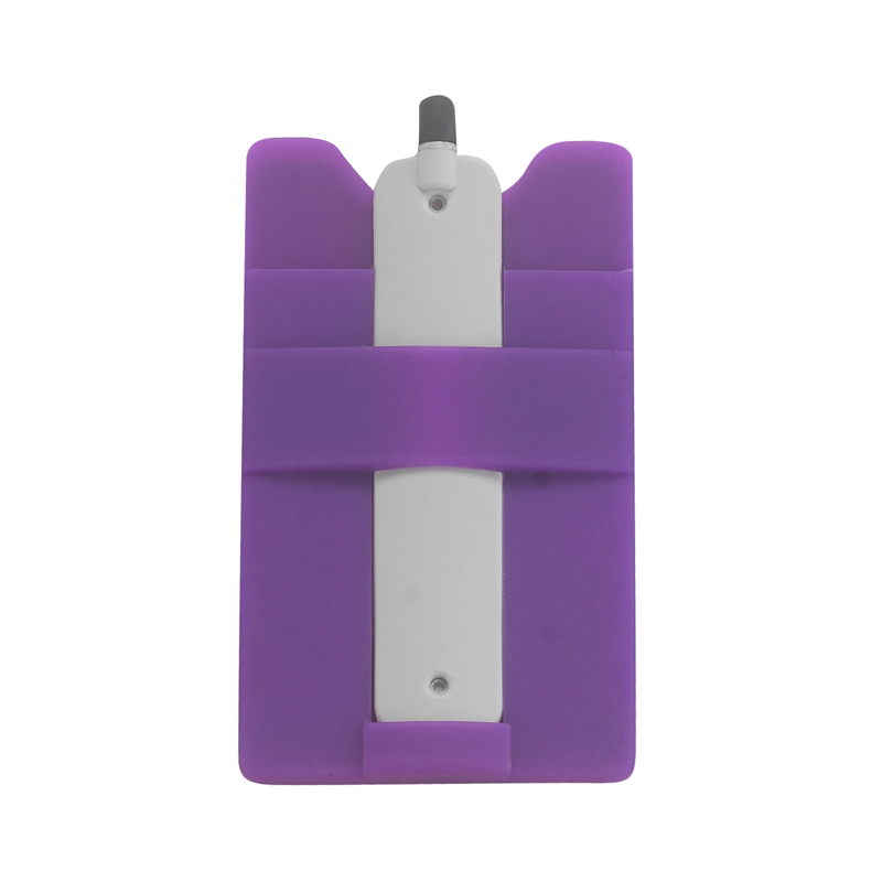 Silicone Smart Wallet with Stylus Stand