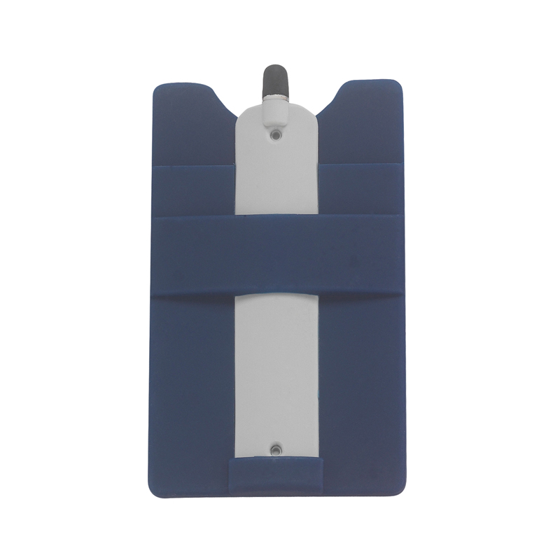 Silicone Smart Wallet with Stylus Stand