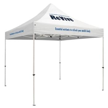 10-ft. Square Event Tent Full-Color Dye Sublimation (3 Location)
