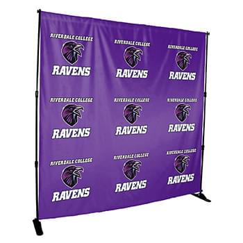 8-ft. W x 8-ft. H Backdrop Replacement Banner