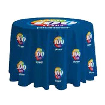 4-ft. Round FULL BLEED Table Cover with 25" Overhang