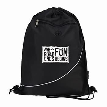 Eco-Friendly RPET Drawstring Bag With Mesh