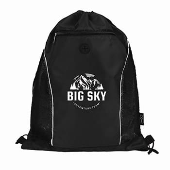 Eco-Friendly RPET Drawstring Bag With Mesh