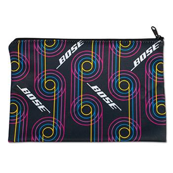 9"w x 6"h Sublimated Zippered Pouch