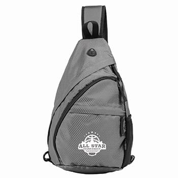 RPET Essentials Dual Crossbody Bag / Sling Bag With Adjustable Strap.
