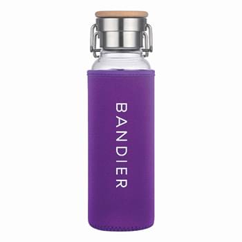 22 oz. Glass Water Bottle with Neoprene Sleeve