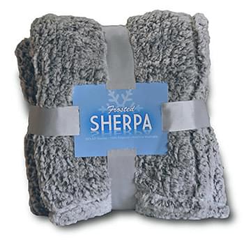 Frosted Sherpa Blankets