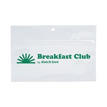 Hanging Zipper Barrier Bag To Hold Pre-Rolls, Joints, Blunts 6" X 2 3/4"
