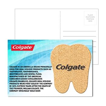 Post Card with Tooth Cork Coaster