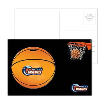 Post Card With Full-Color Basketball Luggage Tag