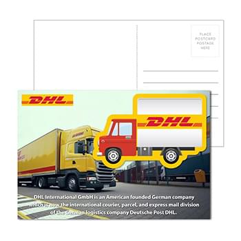 Post Card with Full Color Box Truck Coaster