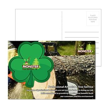Post Card with Full Color Shamrock Coaster