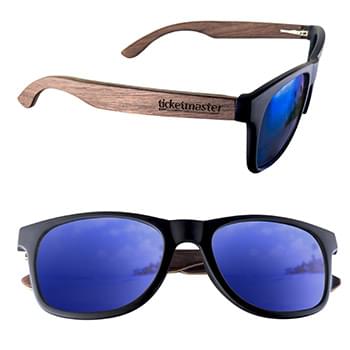 Polarized or Mirror Wood Miami Sunglasses