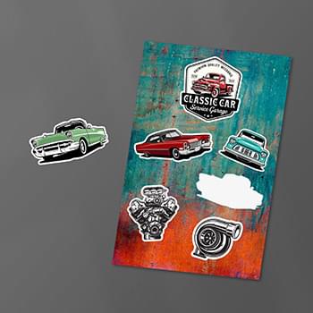4" x 6" Vinyl Sticker Sheet 6mil
